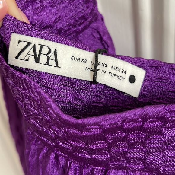 NWT Zara Textured Tiered Maxi Skirt - Picture 2 of 5